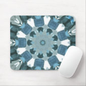 Blue Topaz Kaleidoscope Muismat (Met muis)