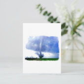 Blue Tornado Briefkaart (Staand voorkant)