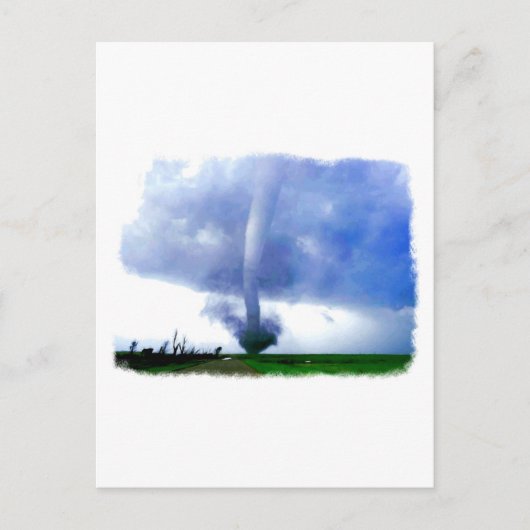 Blue Tornado Briefkaart (Voorkant)