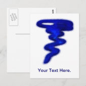 Blue Tornado Briefkaart (Voorkant / Achterkant)