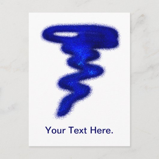 Blue Tornado Briefkaart (Voorkant)