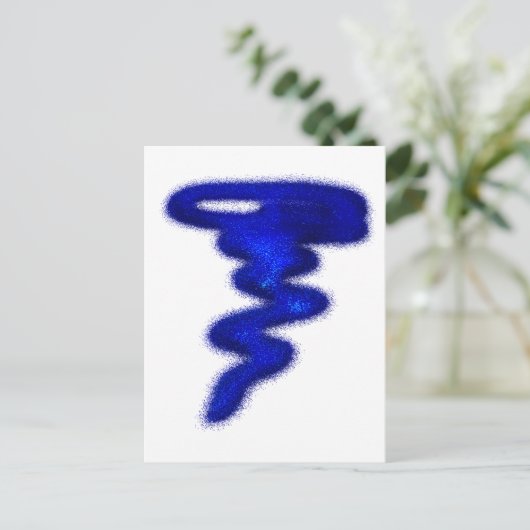 Blue Tornado Briefkaart (Staand voorkant)