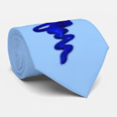 Blue Tornado Stropdas (Opgerold)