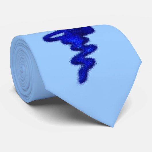 Blue Tornado Stropdas (Opgerold)