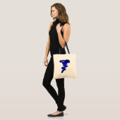 Blue Tornado Tote Bag (Voorkant (model))