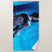 Blue Toxin beach towel Strandlaken (Voorkant)