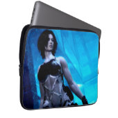 Blue Toxin laptop hoesje Sleeve (Voorkant Rechts)