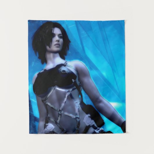 Blue Toxin tapestry Wandkleed (Voorkant)