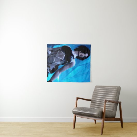 Blue Toxin tapestry Wandkleed (In Situ (horizontaal))