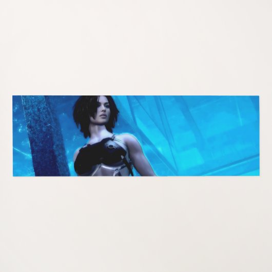 Blue Toxin yoga mat (Achterkant (horizontaal))