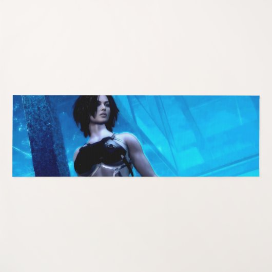 Blue Toxin yoga mat (Voorkant (horizontaal))