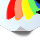 BLUE TRACK EN VELD GEPERSONALISEERD POSTER (Hoek)