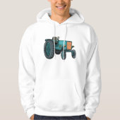  Blue Tractor Boerderij Life Hoodie (Voorkant)