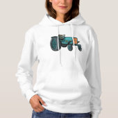 Blue Tractor Boerderij Life Hoodie (Voorkant)