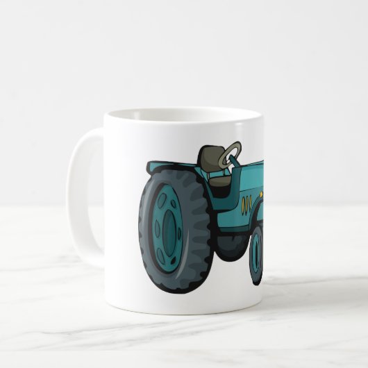  Blue Tractor Boerderij Life Koffiemok (Voorkant links)