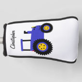 Blue Tractor Design Golfheadcover (Voorkant)