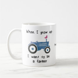 Blue Tractor en Duck-I willen boer worden. Koffiemok