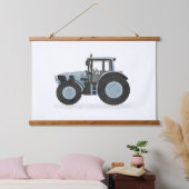 Blue Tractor Kinder Room Decor Hangend Wandkleed (Slaapkamer)