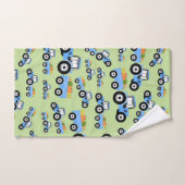 Blue Tractor Truck Boerderij Produce Bad Handdoek (Handdoek)