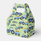 Blue Tractor Truck Boerderij Produce Bedankdoosjes (Achterkant)