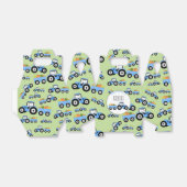 Blue Tractor Truck Boerderij Produce Birthday Bedankdoosjes (Uitgevouwen)