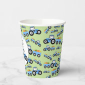 Blue Tractor Truck Boerderij Produce Birthday Papieren Bekers (Links)