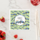 Blue Tractor Truck Boerderij Produce Birthday Servet (Insitu)