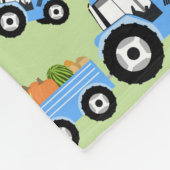 Blue Tractor Truck Boerderij Produce Fleece Deken (Hoek)