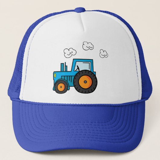 Blue Tractor Trucker Pet (Voorkant)