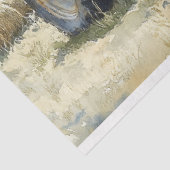  Blue Tractor Waterverf Decoupage Tissuepapier (Detail)