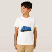 Blue Train Engine: T-shirt (Voorkant volledig)