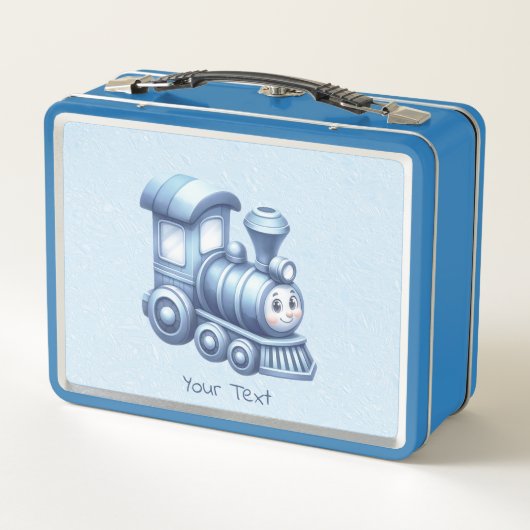 Blue Train Metal Lunchbox (Achterkant)