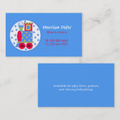 Blue Train Mmammie Play Date Card Contactkaartje (Voorkant / Achterkant)