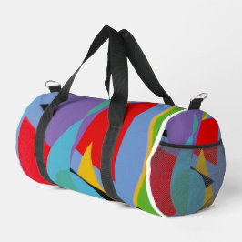 Blue Treble Clef Modern Duffel Bag Plunjezak