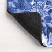 Blue Tree Abstract Muismat (Hoek)