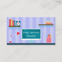 Blue Trendy Teacher Tutoring