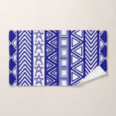 Blue Tribal Design Bad Handdoek (Handdoek)