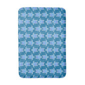 Blue Tribal Honu Sea Turtles Badmat (Voorkant Verticaal)