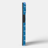 Blue Tribal Honu Sea Turtles Case-Mate iPhone Case (Achterkant / Rechts)