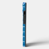 Blue Tribal Honu Sea Turtles Case-Mate iPhone Case (Achterkant / Links)
