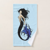 Blue Tribal Mermaid Bad Handdoek (Handdoek)