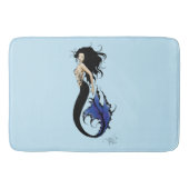 Blue Tribal Mermaid Badmat (Voorkant)