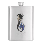 Blue Tribal Mermaid Flacon (Voorkant)