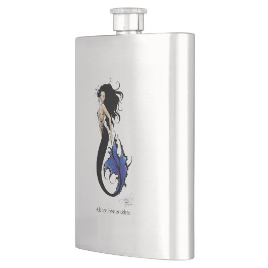 Blue Tribal Mermaid Flacon (Links)