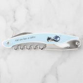 Blue Tribal Mermaid Kurkentrekker (Achterkant)