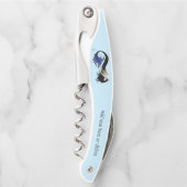 Blue Tribal Mermaid Kurkentrekker (Voorkant)