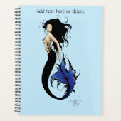 Blue Tribal Mermaid Planner (Voorkant)