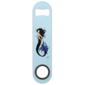 Blue Tribal Mermaid Speed Flessenopener (Voorkant)