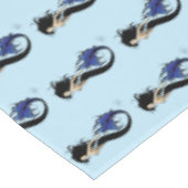 Blue Tribal Mermaid Tafelkleed (Gekanteld)