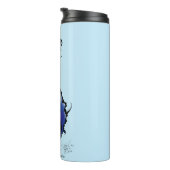 Blue Tribal Mermaid Thermosbeker (Geroteerd rechts)